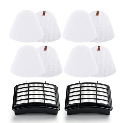 10-Pack Vacuum Filter Replacement Kit for Shark Navigator Lift-Away NV350 NV351 NV352 NV355 NV356E NV357 NV360 UV440 UV490 UV540, Includes 2 HEPA, 4 Foam & 4 Felt Filters, Replaces XFF350 XHF350