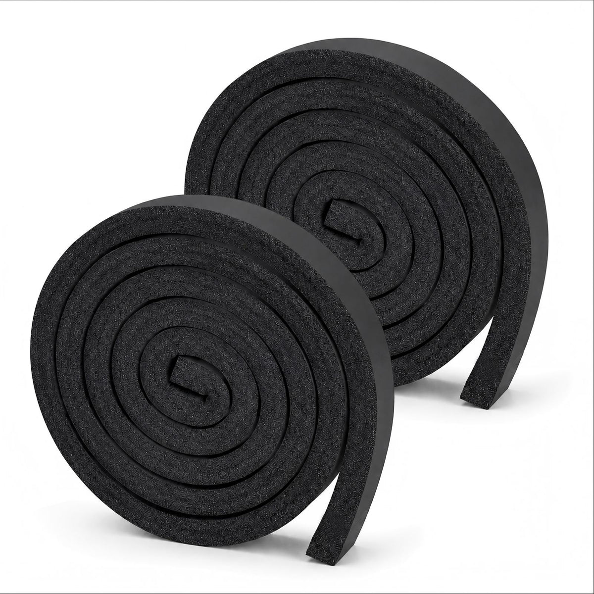 13Ft Air Conditioner Window Seal Kit, 2-Pack 1"x1"x6.5Ft Foam Weather Stripping, Insulation Strip, Noise Reducing, Air Leak Proof, No Glue, Black