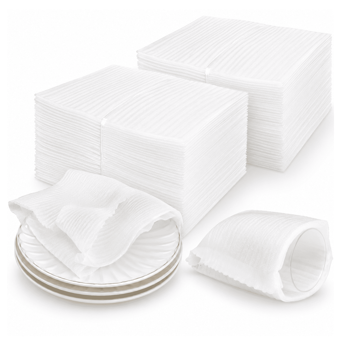 100-Pack Packing Foam Pouches, 8 x 10 in Cushion Sleeves for Dishes, Cups, Glassware and Fragile Items, 0.02 in Thick Packing Supplies for Moving