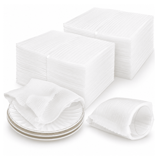 100-Pack Packing Foam Pouches, 8 x 10 in Cushion Sleeves for Dishes, Cups, Glassware and Fragile Items, 0.02 in Thick Packing Supplies for Moving