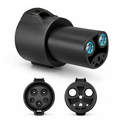 J1772 Compatible with Tesla Charger Adapter, Charging Convertor for Tesla Model 3/Y/X/S, 80A 250V EV Charging Connector, Quick Install & Snug Fit, Only Works for Tesla Vehicles