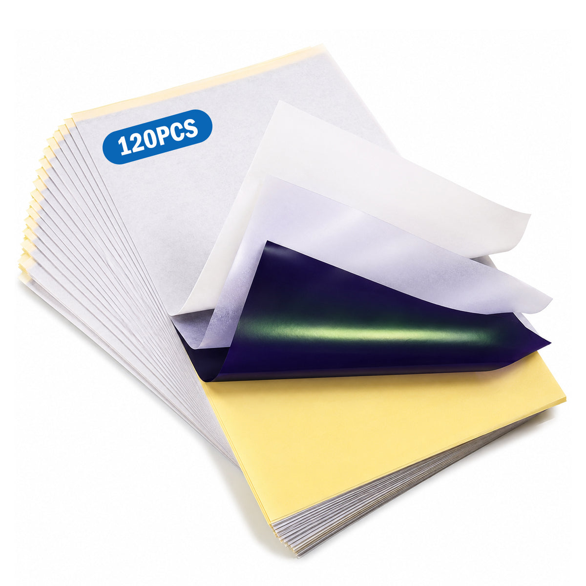 Transfer Paper Tattoo, 120 Sheets 4 Layers A4 Size Tattoo Stencil Printer Paper for Tattoo Supplies