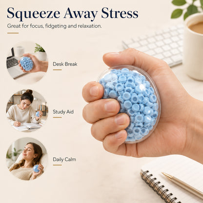 Squishy Making Kit, 15PCS DIY Stress Ball Making Kit with Transparent Squishy Skins, Fillers, Expander Tool & Air Pump, Make Your Own Squishies Sensory Craft Kit for Ages Adult