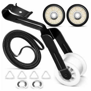 Dryer Repair Kit with Dryer Belt Idler Pulley Drum Roller, Replacement Dryer Parts Compatible with Whirlpool Kenmore Maytag Amana Dryers, Premium Dryer Belt for Home Laundry Appliance