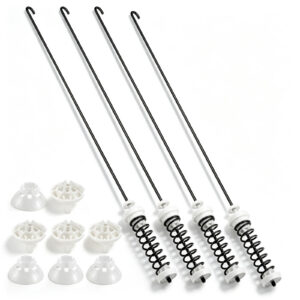 Washer Suspension Rods Kit 4 Pcs, Suspension Rods Compatible with Whirlpool Kenmore Maytag Washer Parts Replacement, Heavy Duty Repair Kit