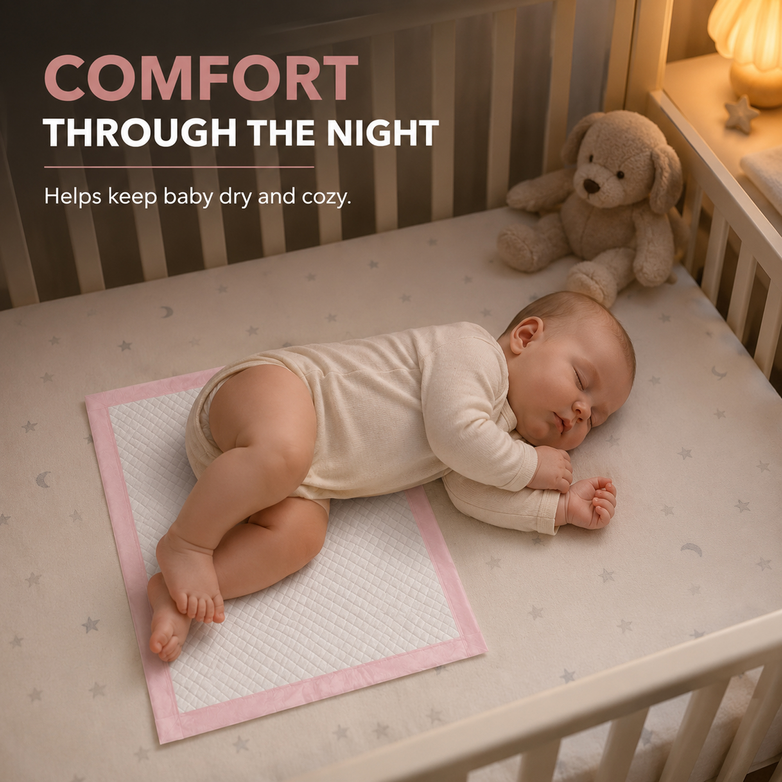 100 Pack Disposable Changing Pad Liners Baby Incontinence Pads 13x18 Inch Ultra Soft Absorbent Waterproof Diaper Underpads for Bed and Furniture - Image 4